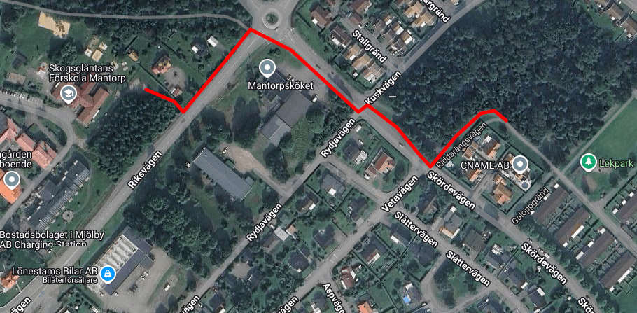 Location map for cleanup